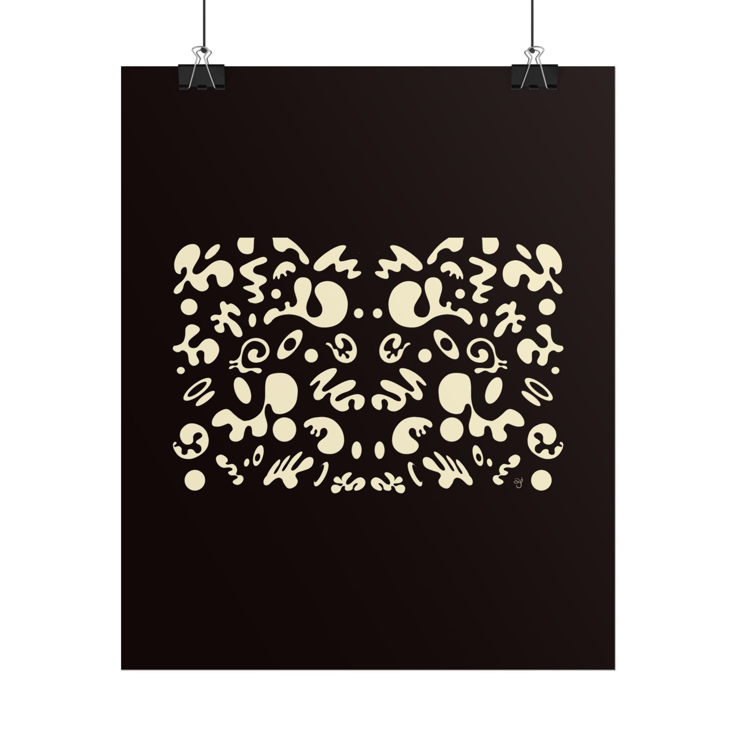 Mirror Work Rolled Poster (Portrait) - Smoke Signal