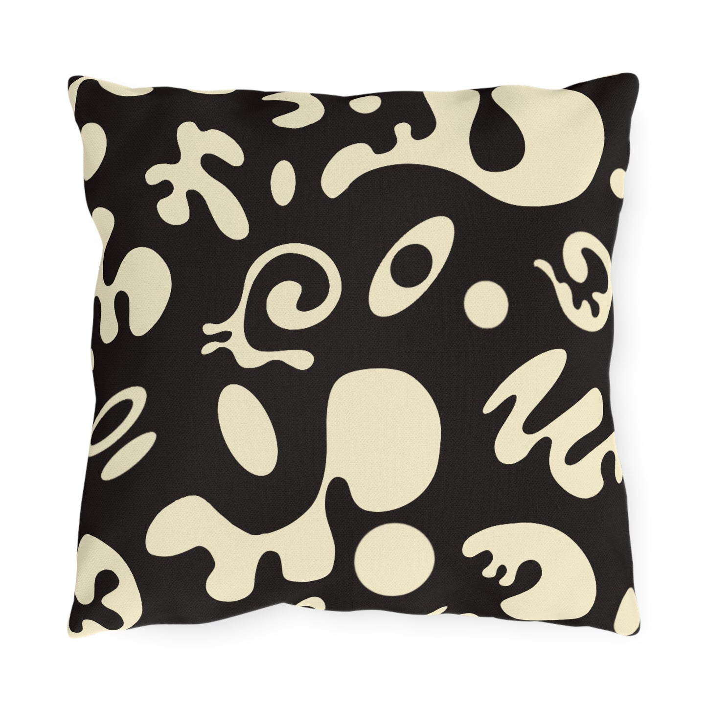 Pure Imagination Outdoor Pillows - Smoke Signal Black