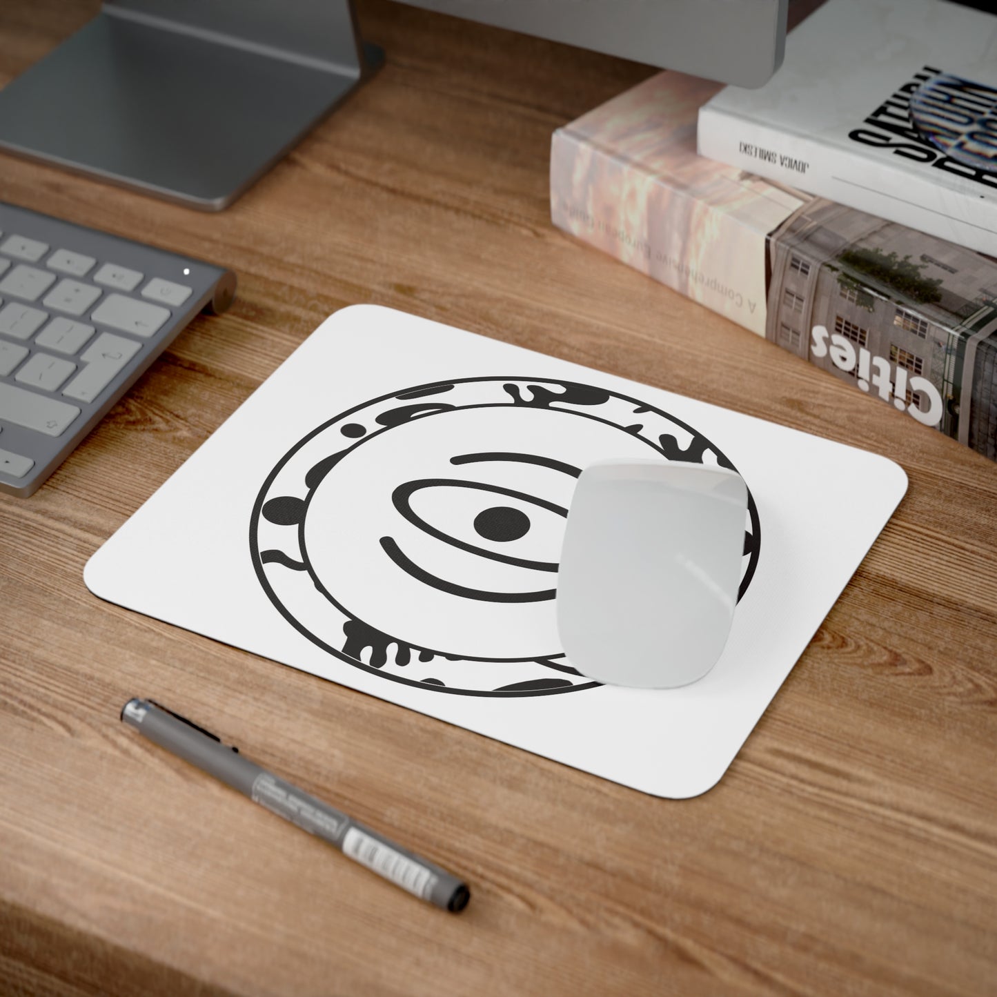 Adorn'd Logo Mouse Pad - Starlight White Logo