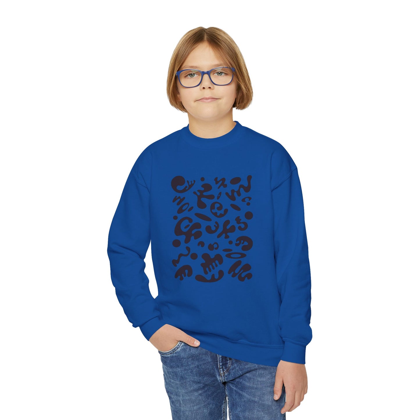 Bright Future Youth Crewneck Sweatshirt - Smoke Signal