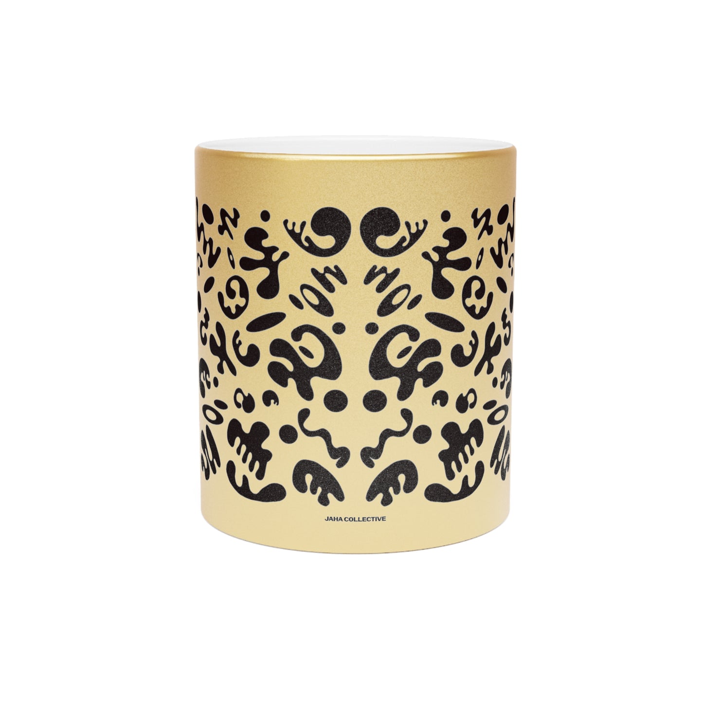 Mirror Work Metallic Mug (Silver\Gold)