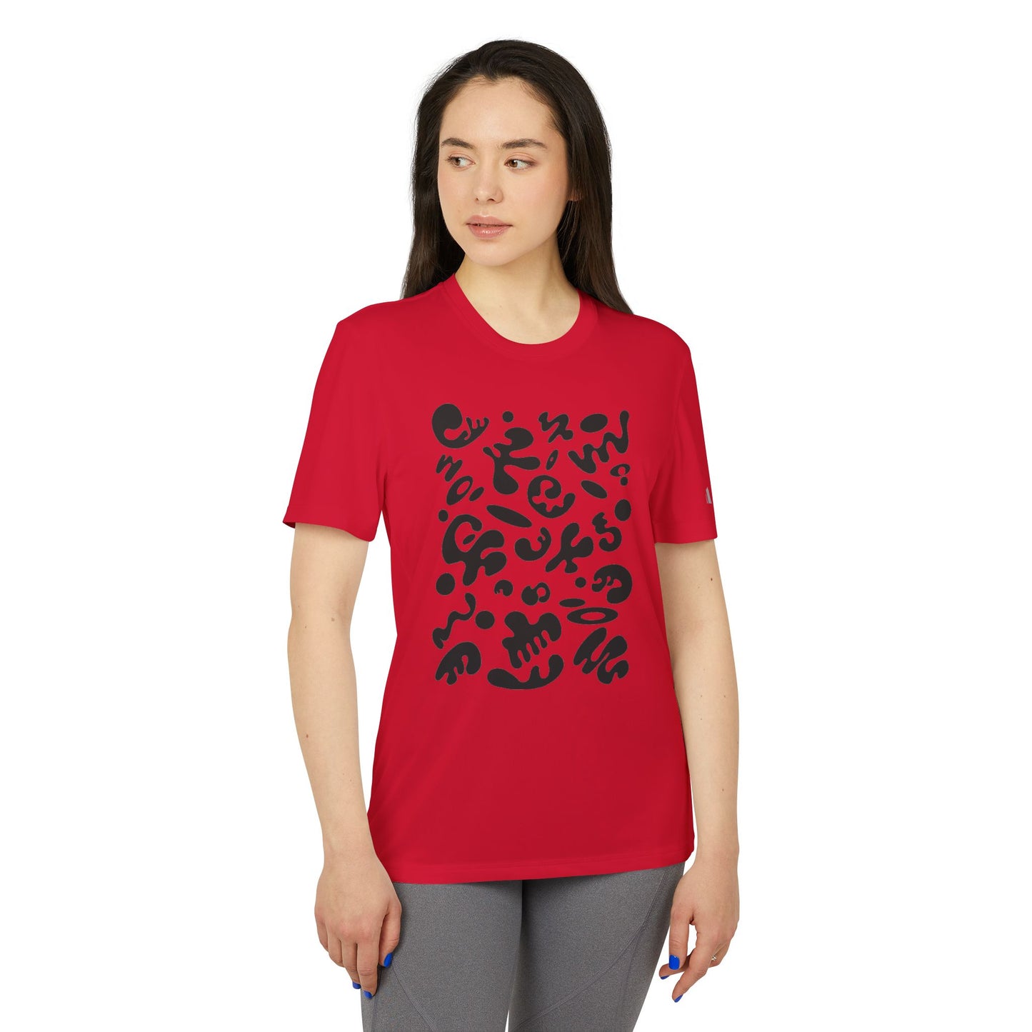 Pure Imagination Adidas Unisex Sport T-Shirt - Smoke Signal Black