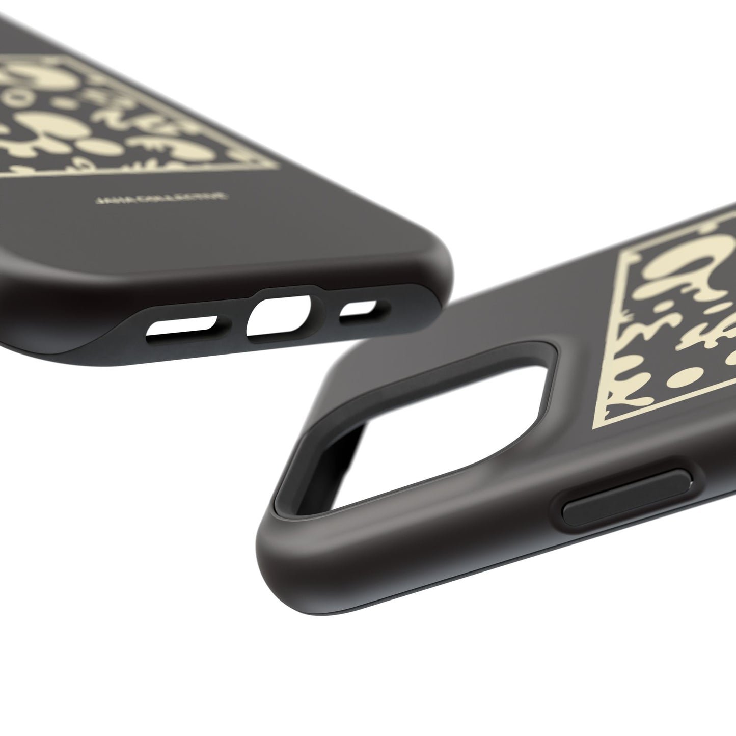 Adorn'd Minimalist Square MagSafe Tough Case - Smoke Signal