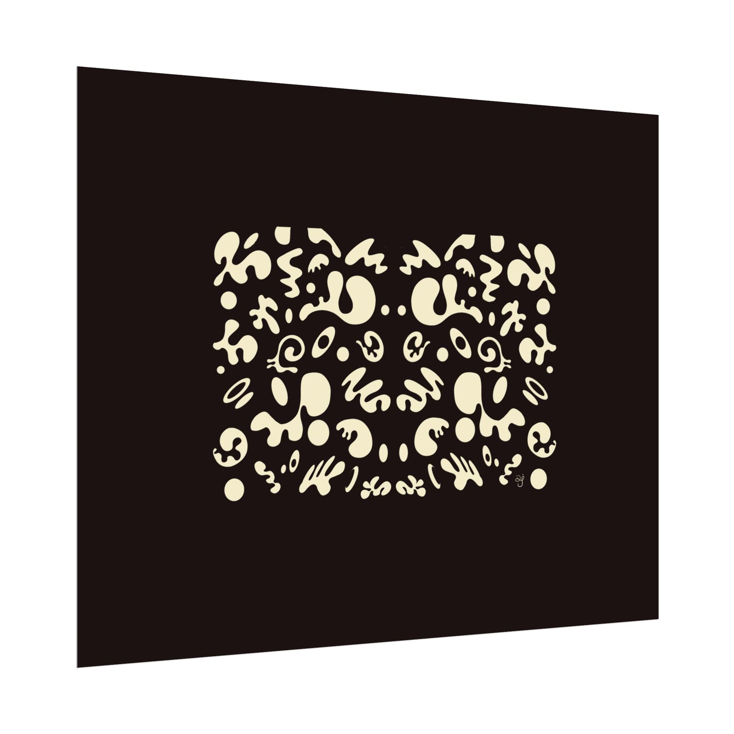 Mirror Work Rolled Poster (Landscape) - Smoke Signal