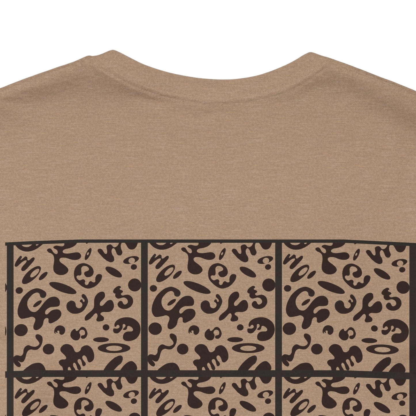 Adorn'd Unisex Jersey Short Sleeve Tee - Smoke Signal Black Print