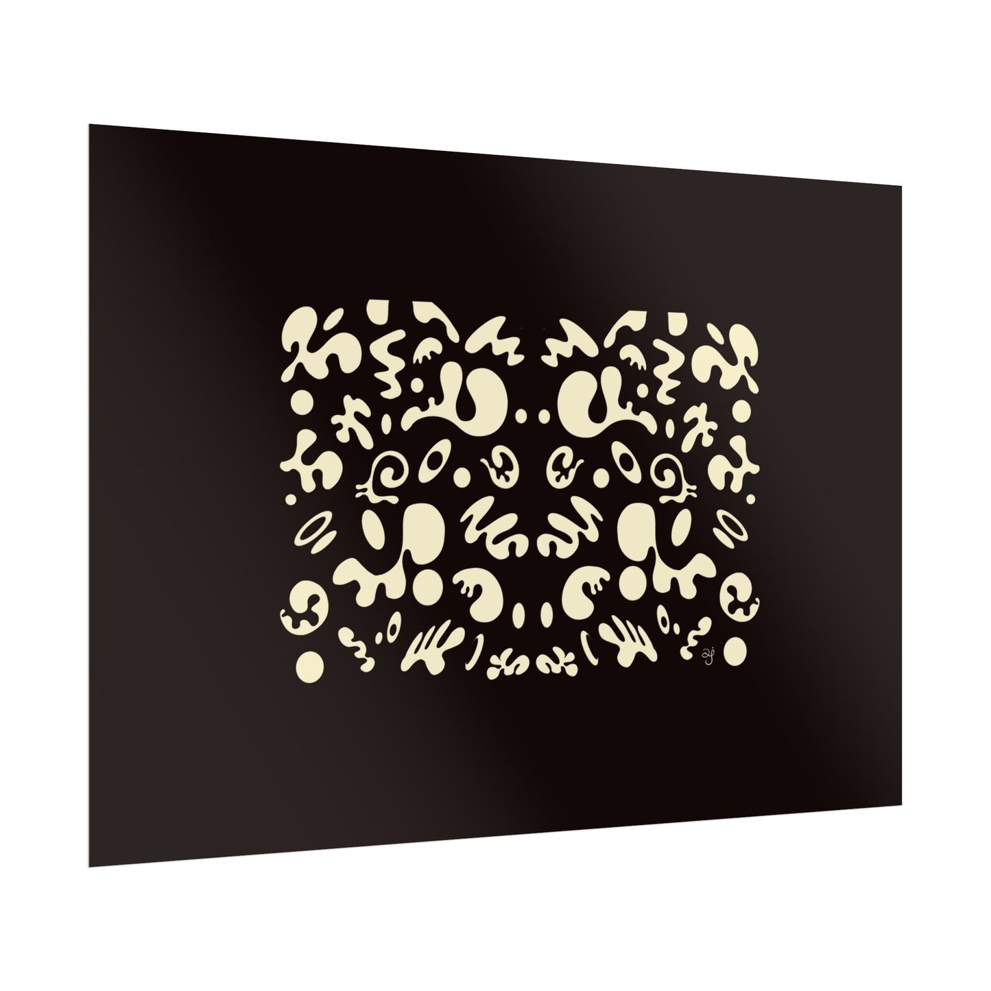 Mirror Work Rolled Poster (Landscape) - Smoke Signal