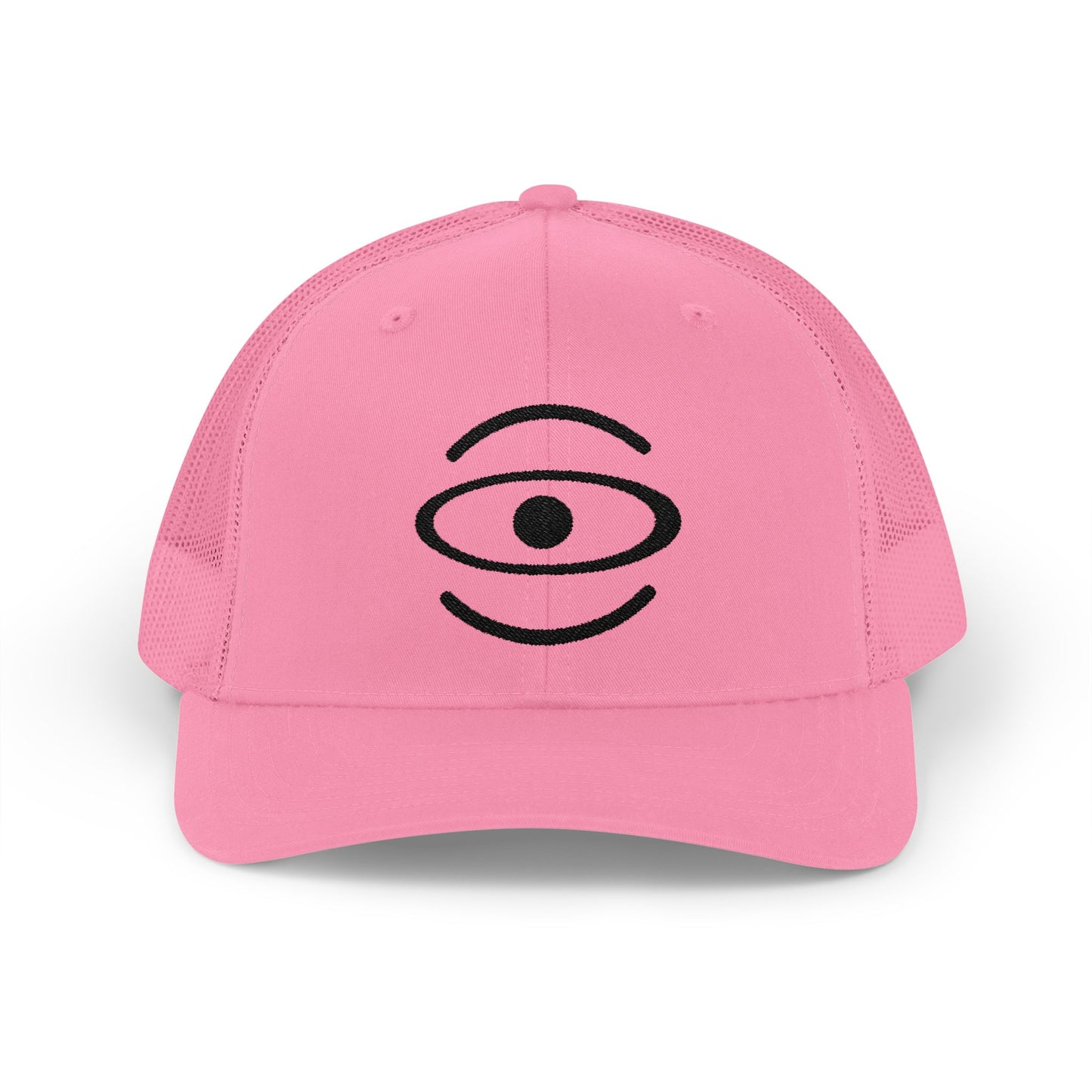 Jaha Logo Embroidered Retro Trucker Hat - Smoke Signal Black