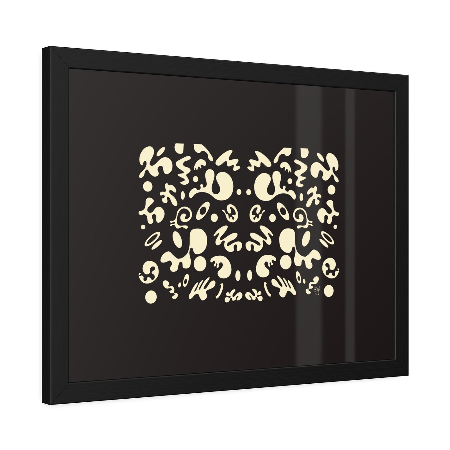 Mirror Work Framed Rolled Poster - Smoke Signal