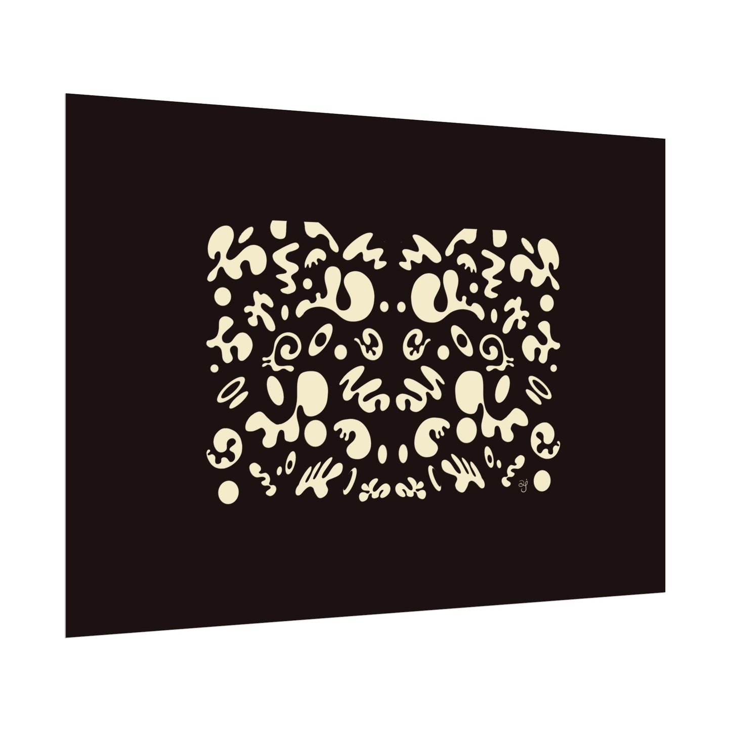 Mirror Work Rolled Poster (Landscape) - Smoke Signal