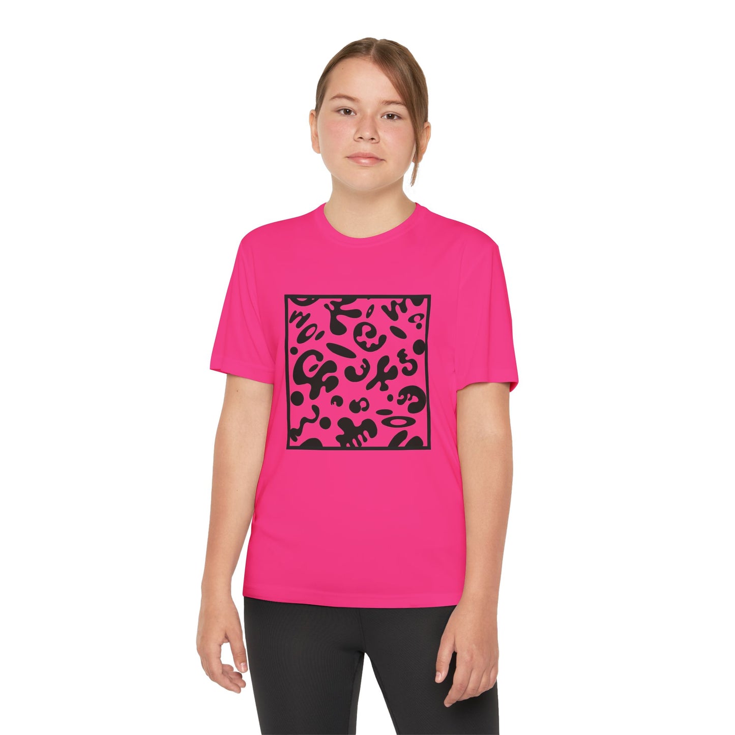 Adorn'd Youth Competitor Graphic Tee - Smoke Signal Black