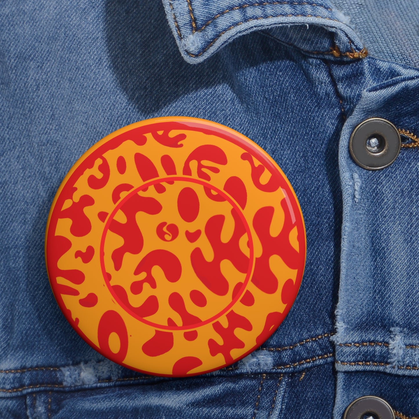 Adorn'd Color Pin Button - Heat Theory