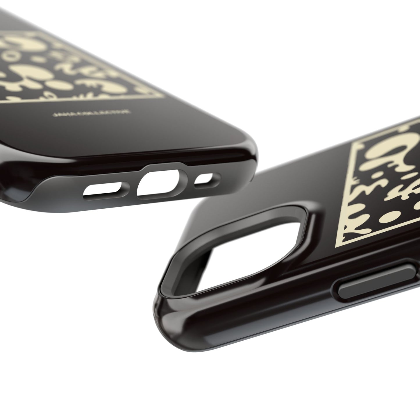 Adorn'd Minimalist Square MagSafe Tough Case - Smoke Signal