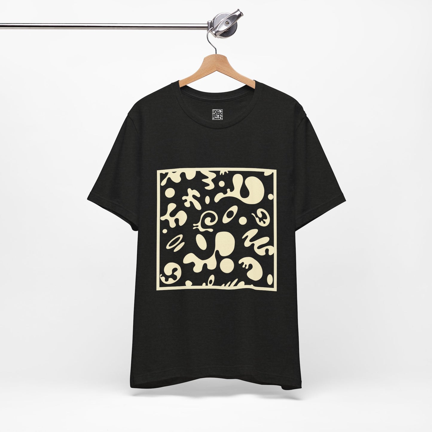 Adorn'd Unisex Jersey Short Sleeve Tee - Blank Page White Print