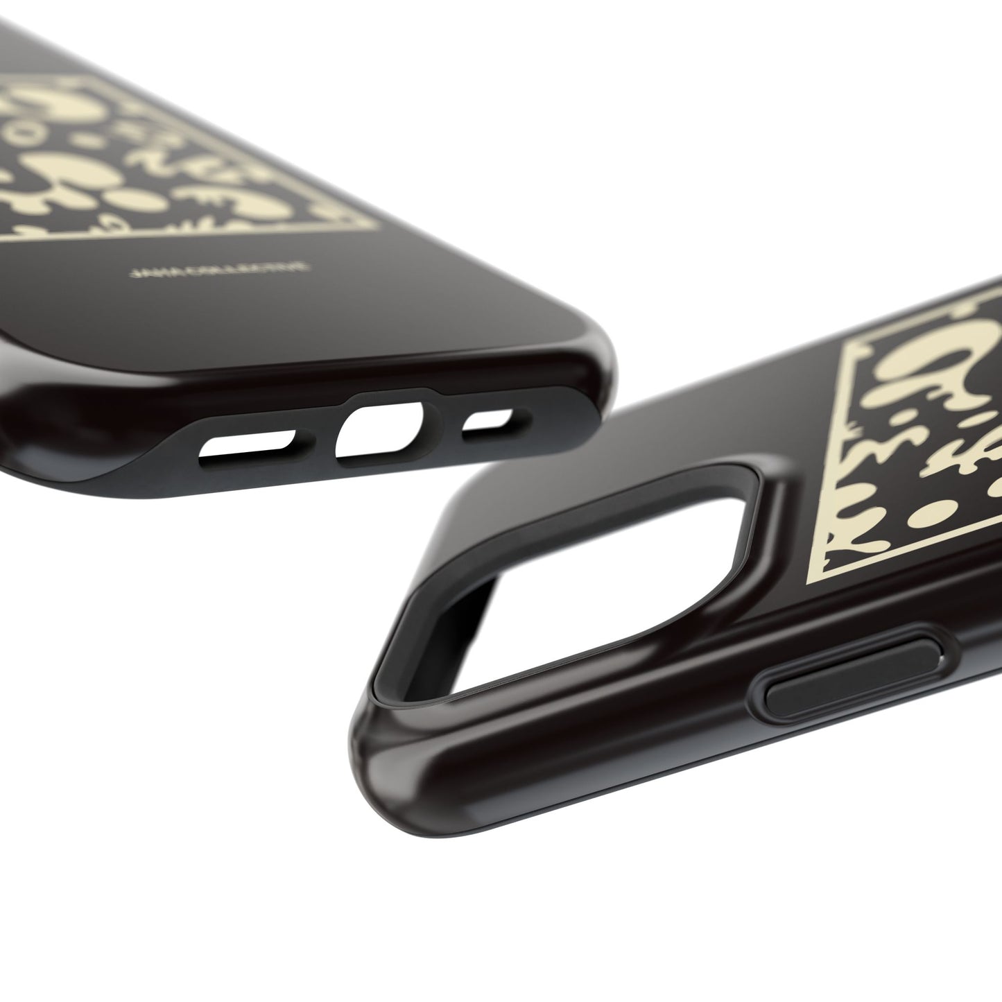 Adorn'd Minimalist Square MagSafe Tough Case - Smoke Signal