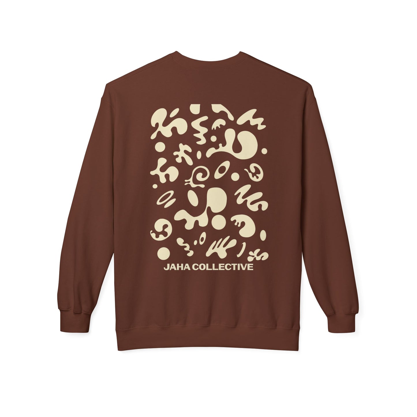 Pure Imagination Unisex Midweight Softstyle Fleece Crewneck Sweatshirt - Blank Page White Print