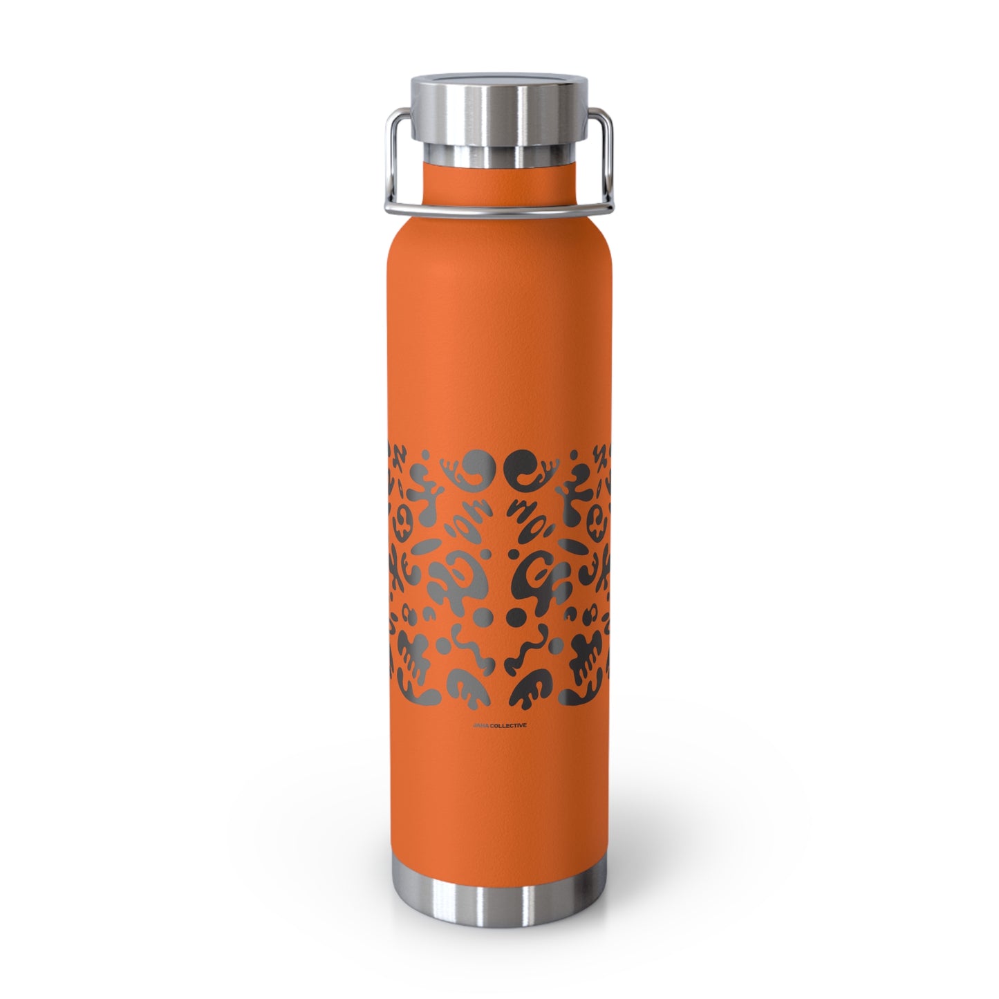 Mirror Work Copper Vacuum Insulated Water Bottle (22oz) - Smoke Signal Black