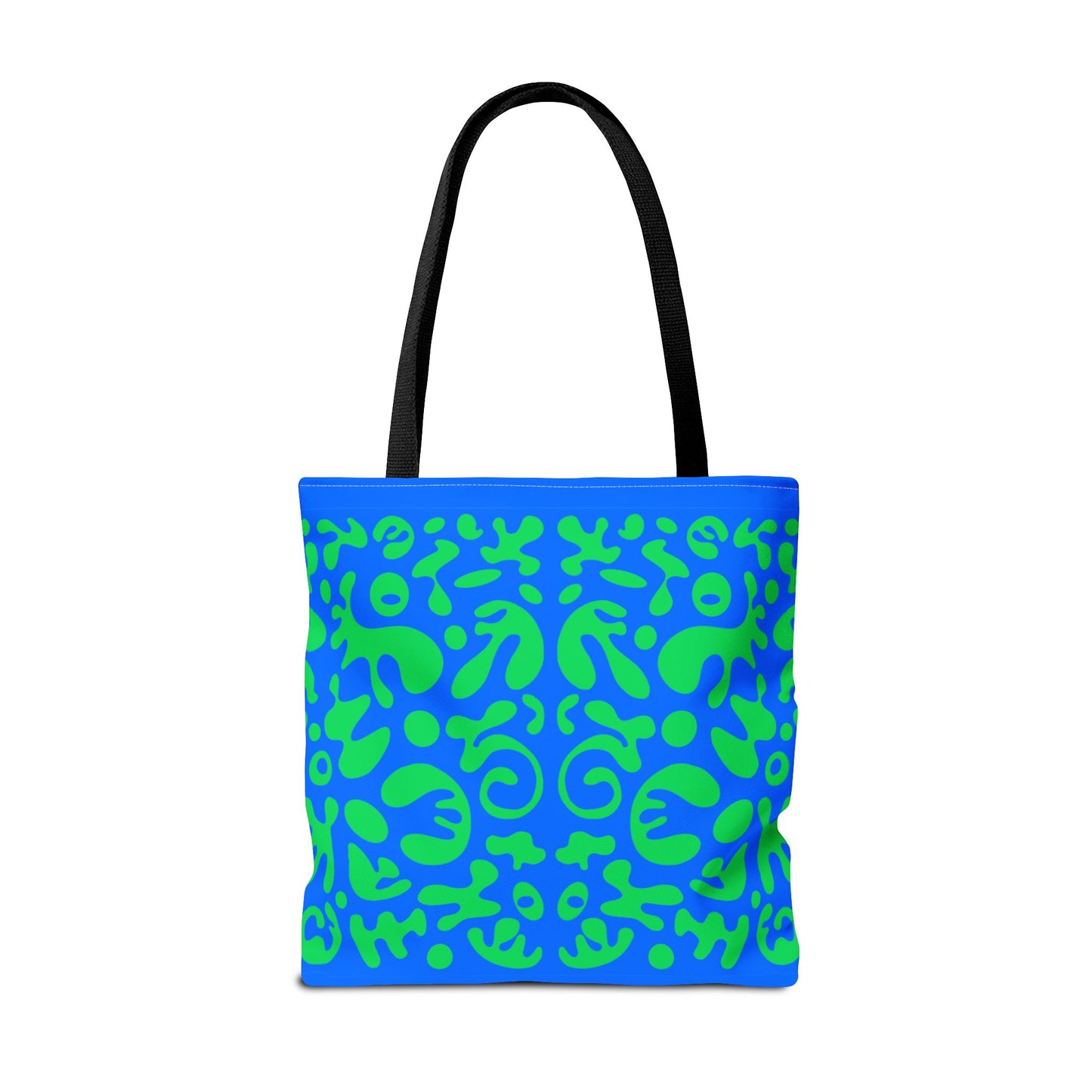 Mirror Work Colorful Tote Bag - Tide Pool
