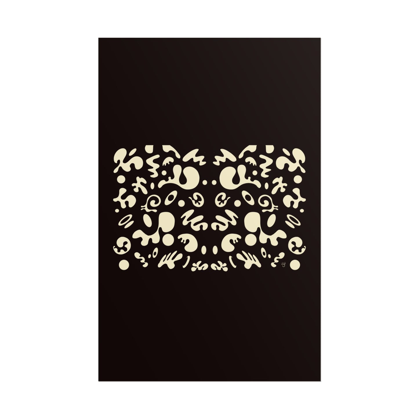 Mirror Work Rolled Poster (Portrait) - Smoke Signal