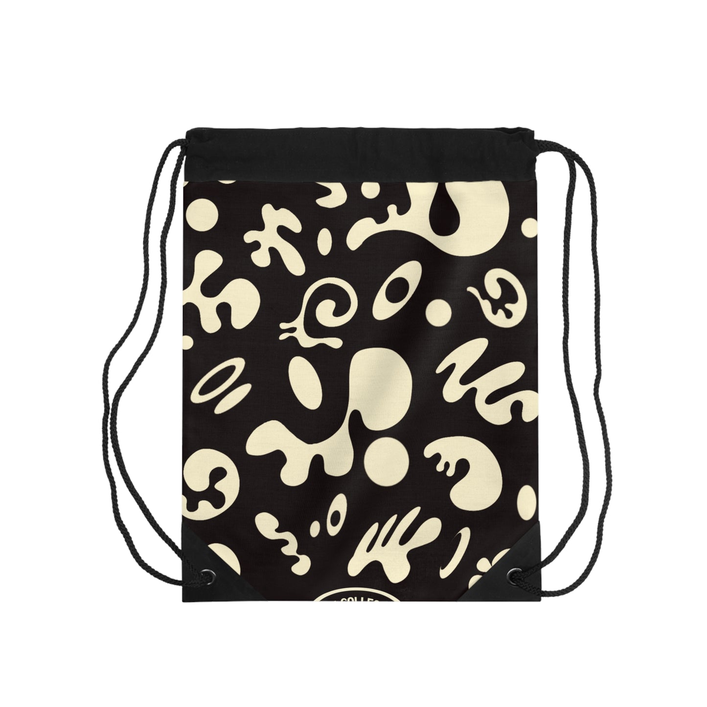 Pure Imagination Drawstring Bag - Smoke Signal Black