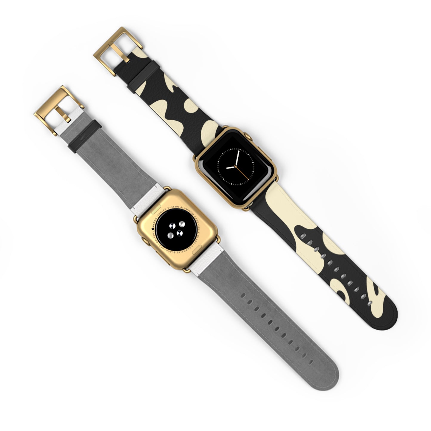 Pure Imagination Faux Leather Apple Watch Band - Smoke Signal