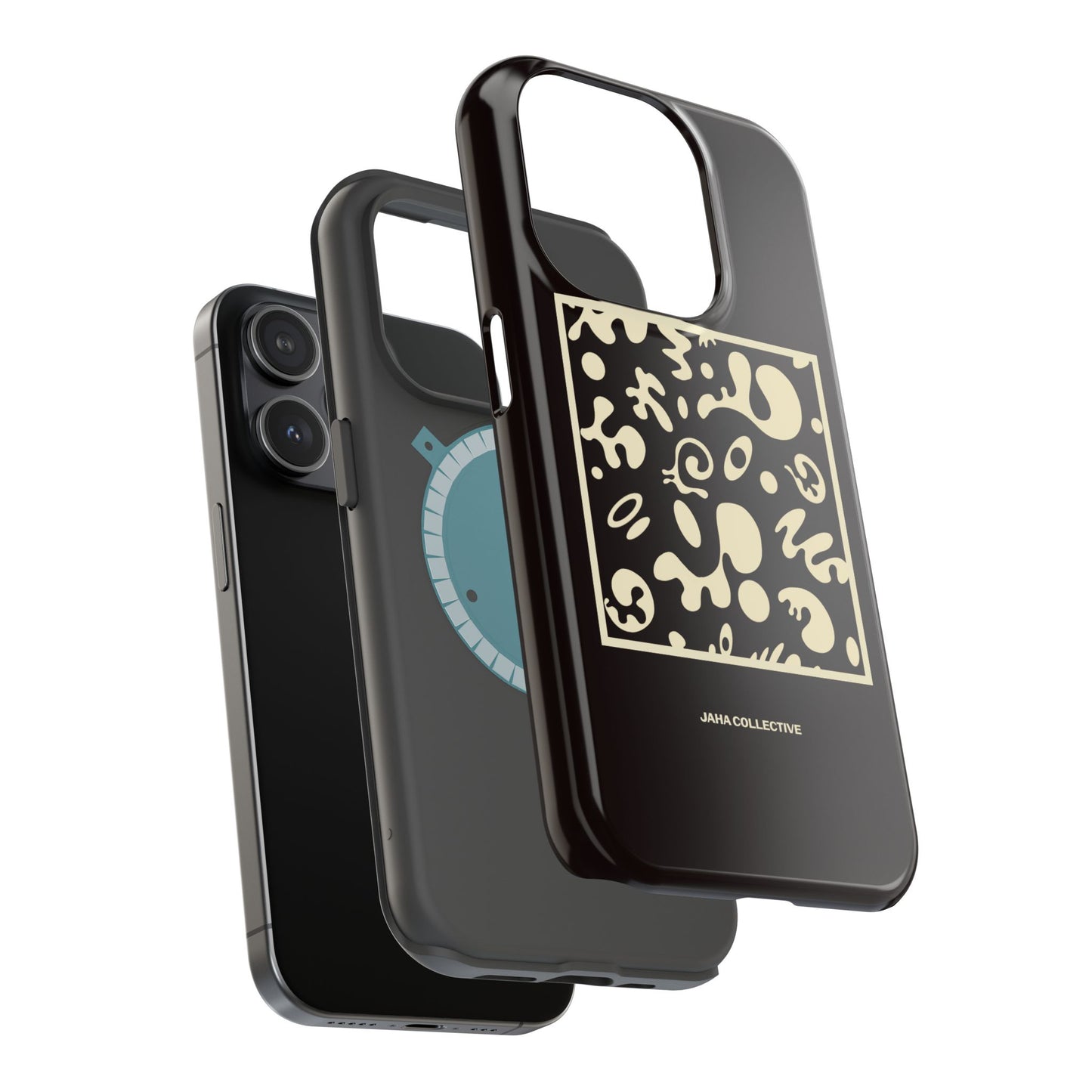 Adorn'd Minimalist Square MagSafe Tough Case - Smoke Signal