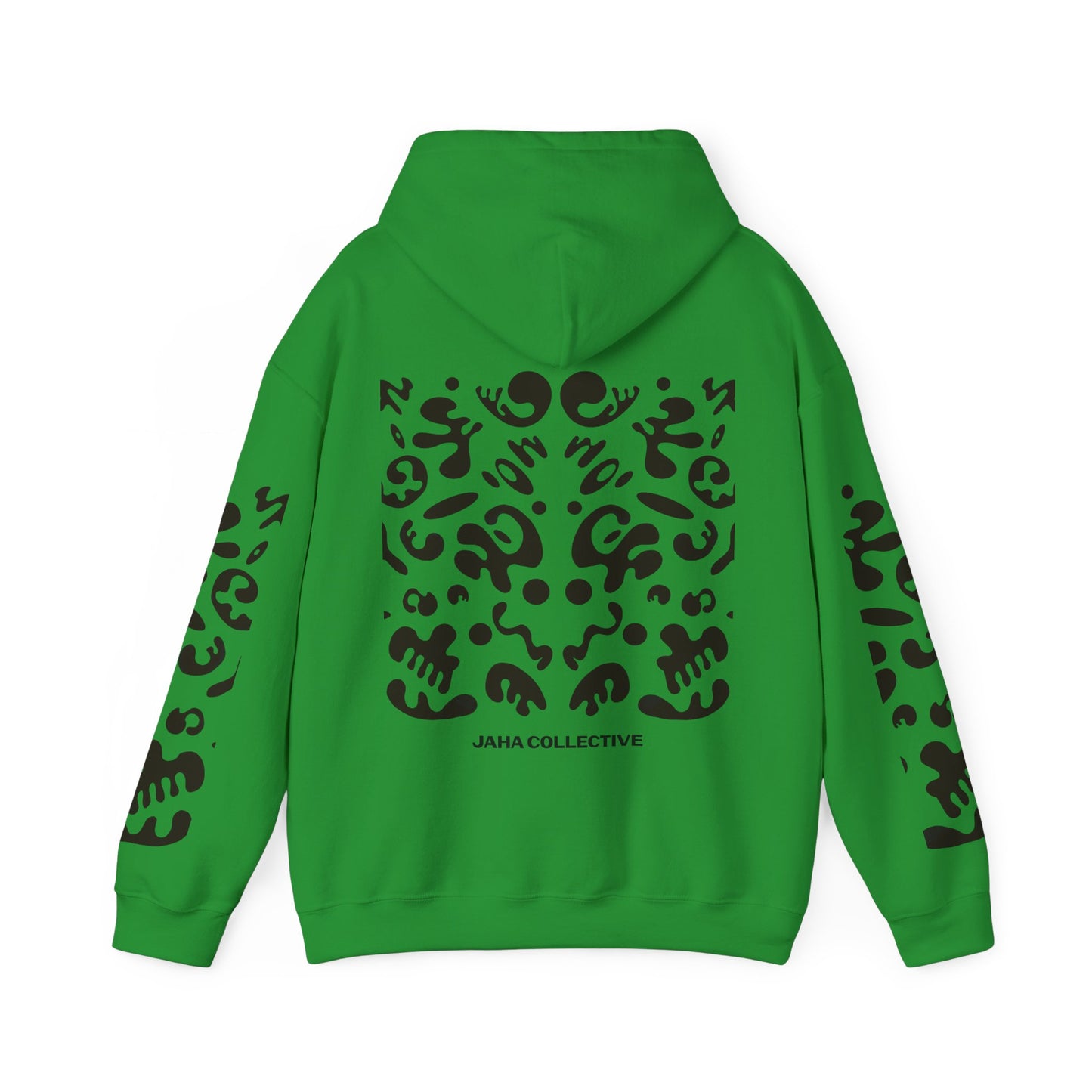 Mirror Work Unisex Heavy Blend™ Hooded Sweatshirt - Smoke Signal Black Print