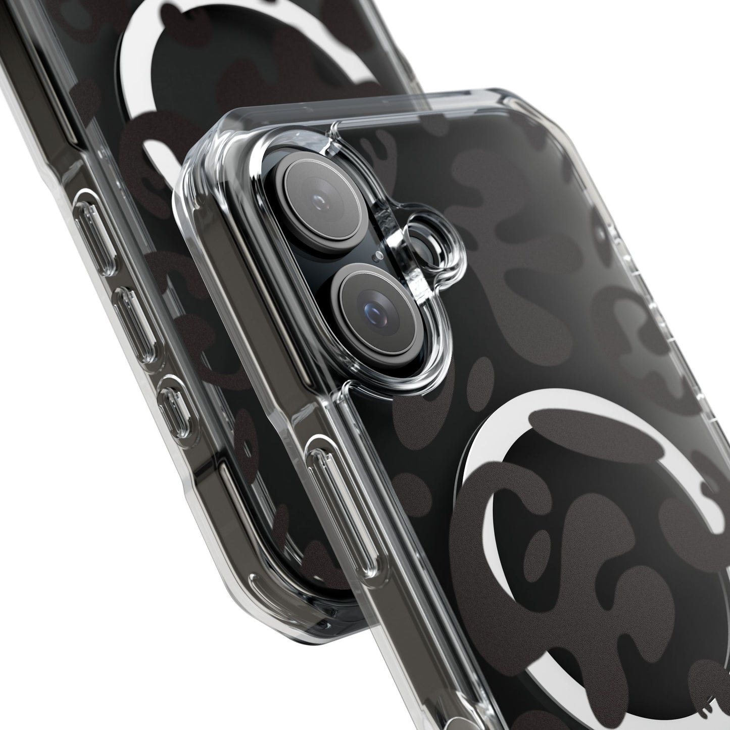 Pure Imagination Clear MagSafe Impact Case - Smoke Signal Black