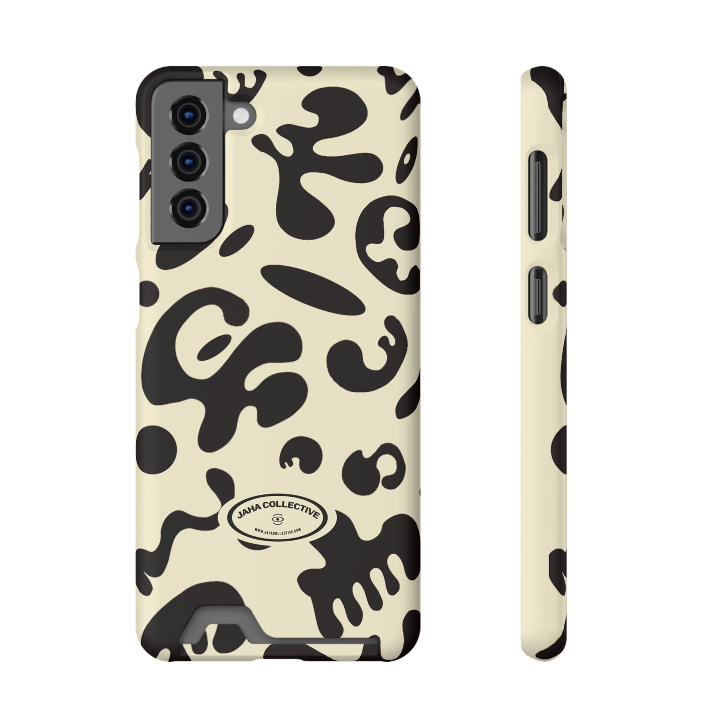 Pure Imagination Phone Case w Card Holder - Blank Page White