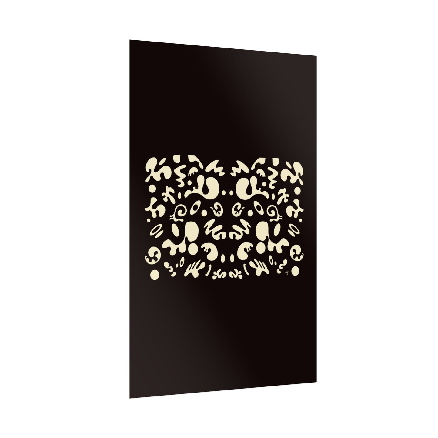 Mirror Work Rolled Poster (Portrait) - Smoke Signal