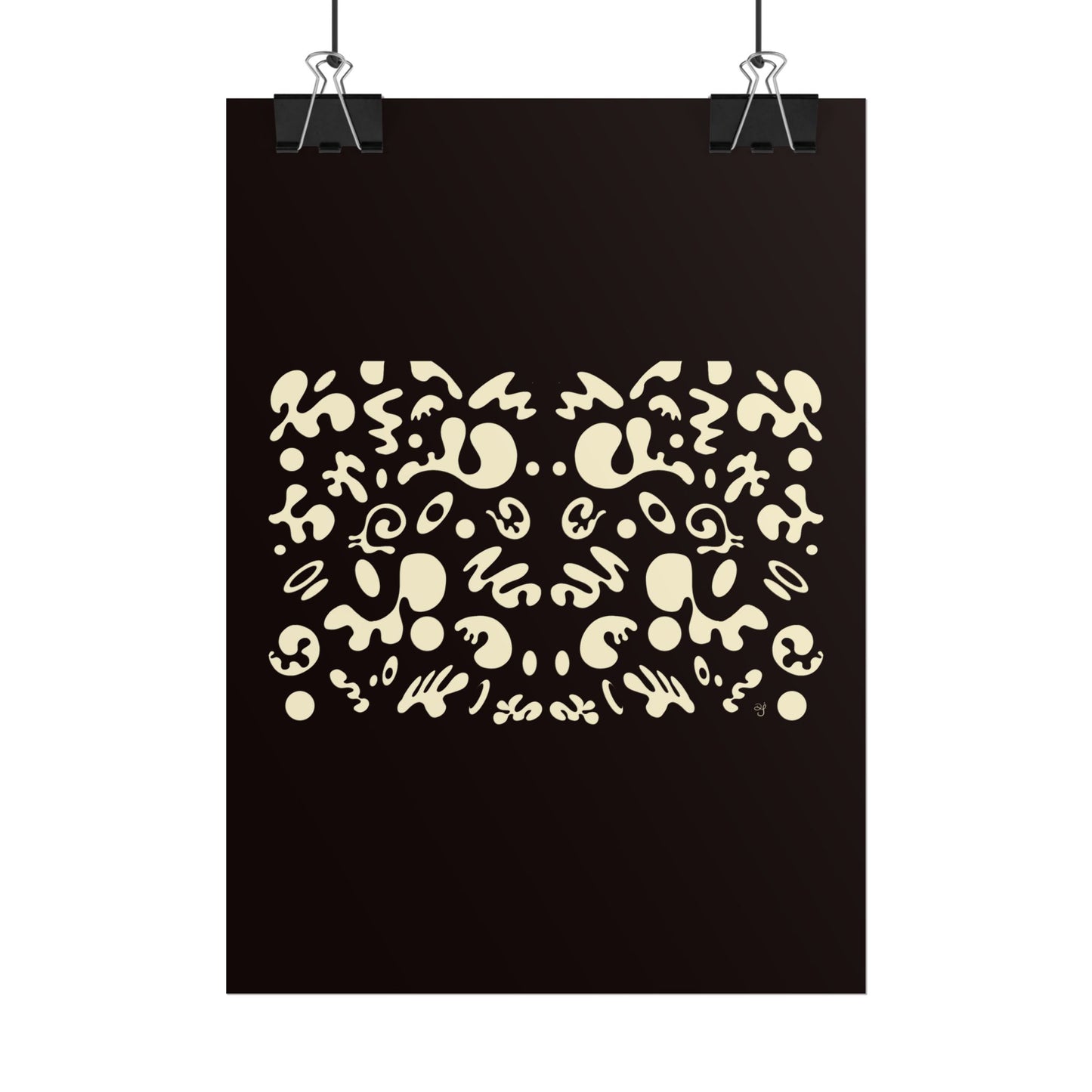 Mirror Work Rolled Poster (Portrait) - Smoke Signal