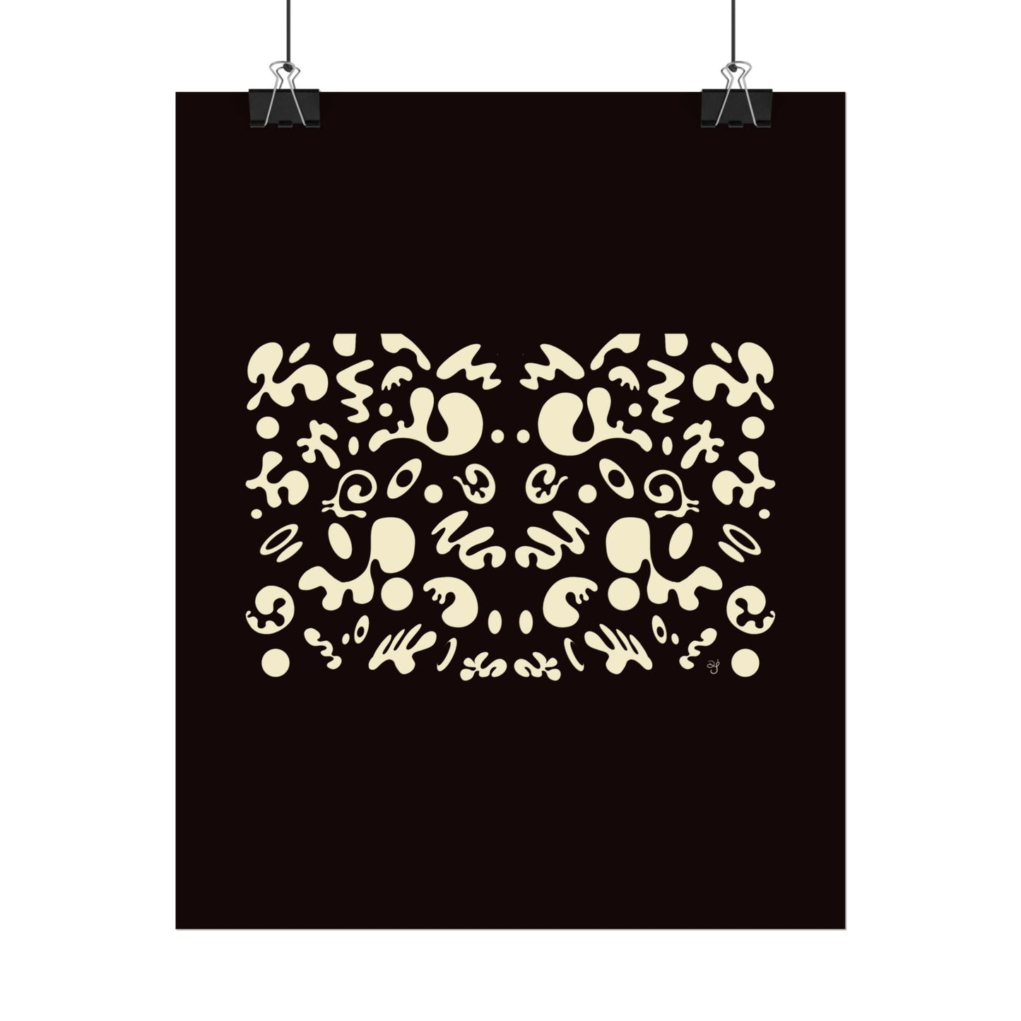 Mirror Work Rolled Poster (Portrait) - Smoke Signal