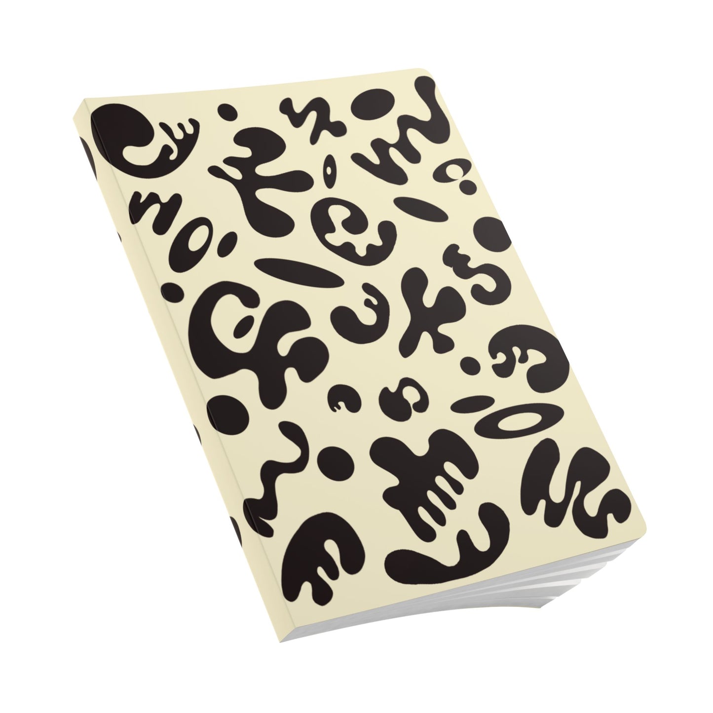 Pure Imagination Softcover Journal w Inside Prints + Tear-Off Pages (Ruled Line) - Blank Page White