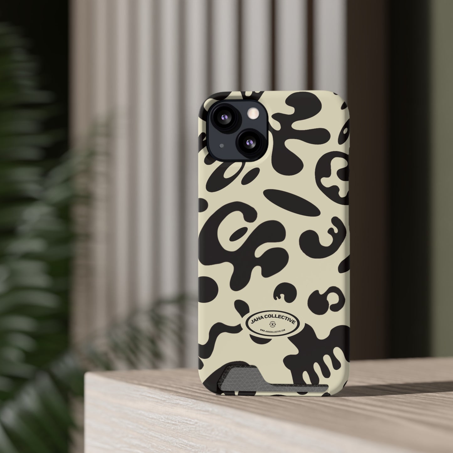 Pure Imagination Phone Case w Card Holder - Blank Page White