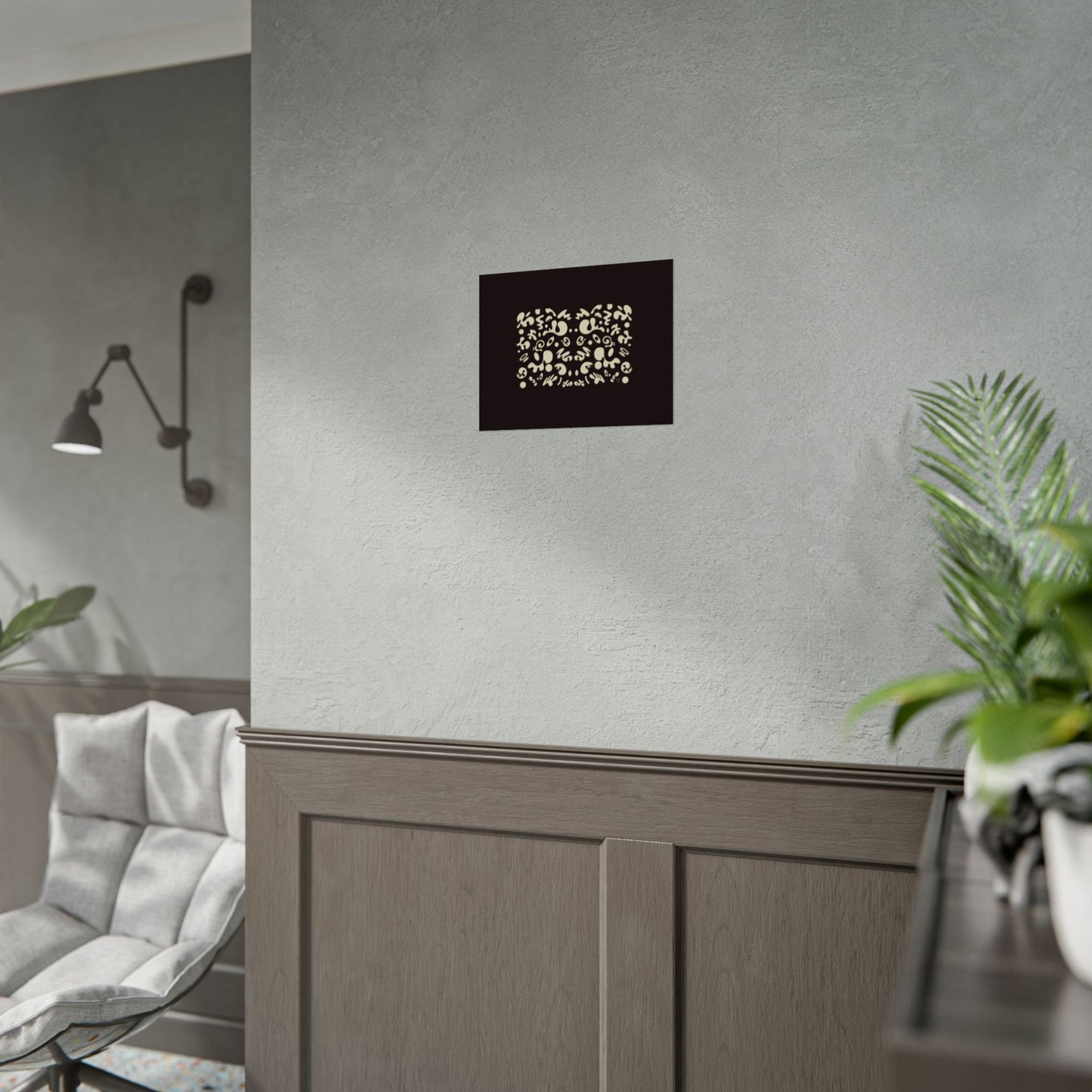 Mirror Work Rolled Poster (Landscape) - Smoke Signal