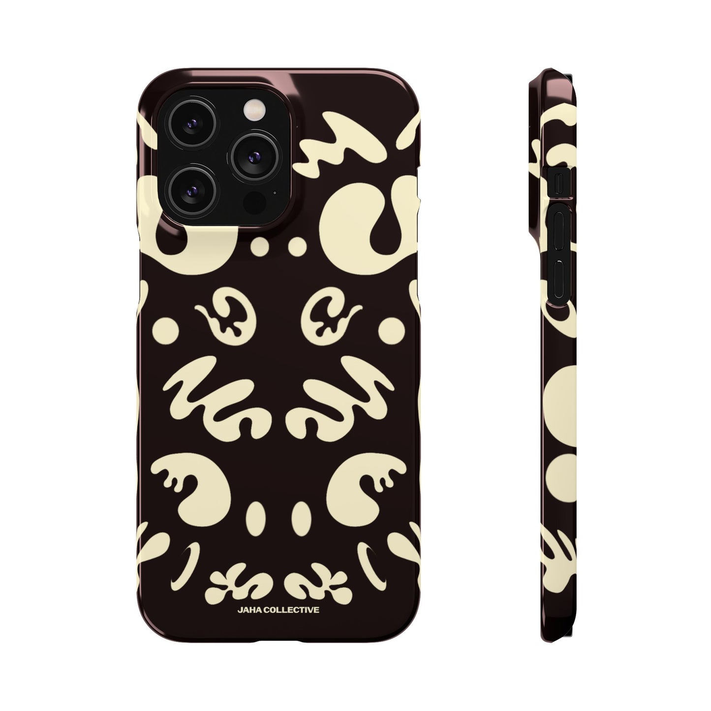 Mirror Work Snap Case - Smoke Signal Black