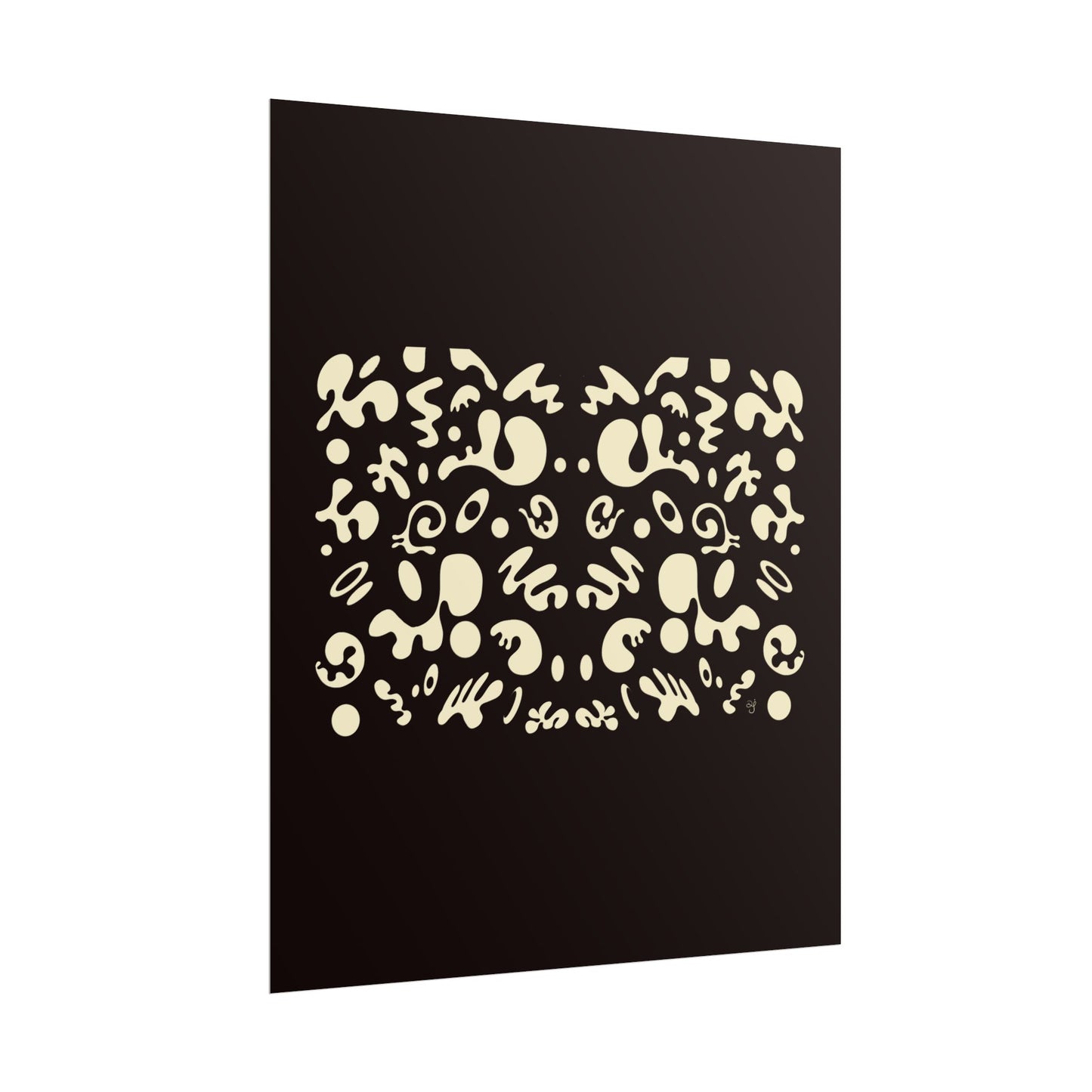 Mirror Work Rolled Poster (Portrait) - Smoke Signal