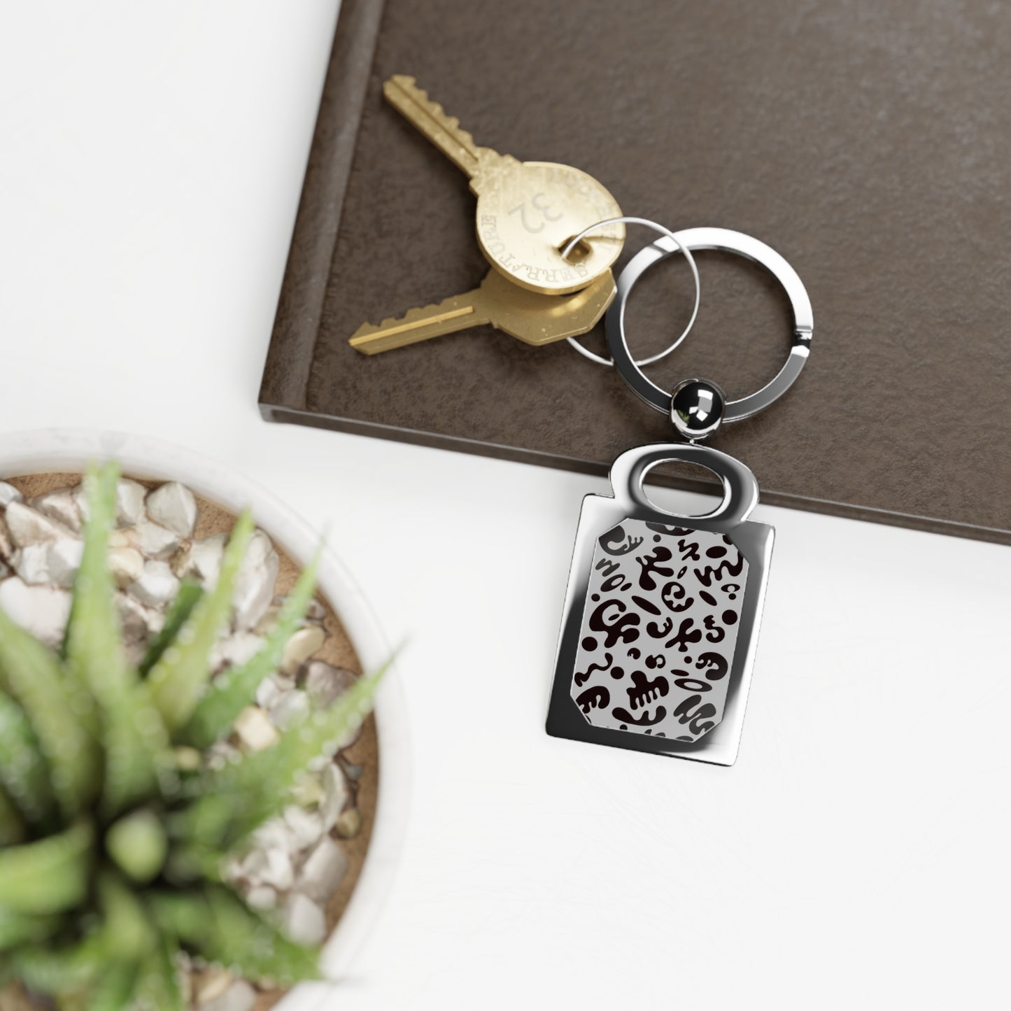 Pure Imagination Rectangle Photo Keyring