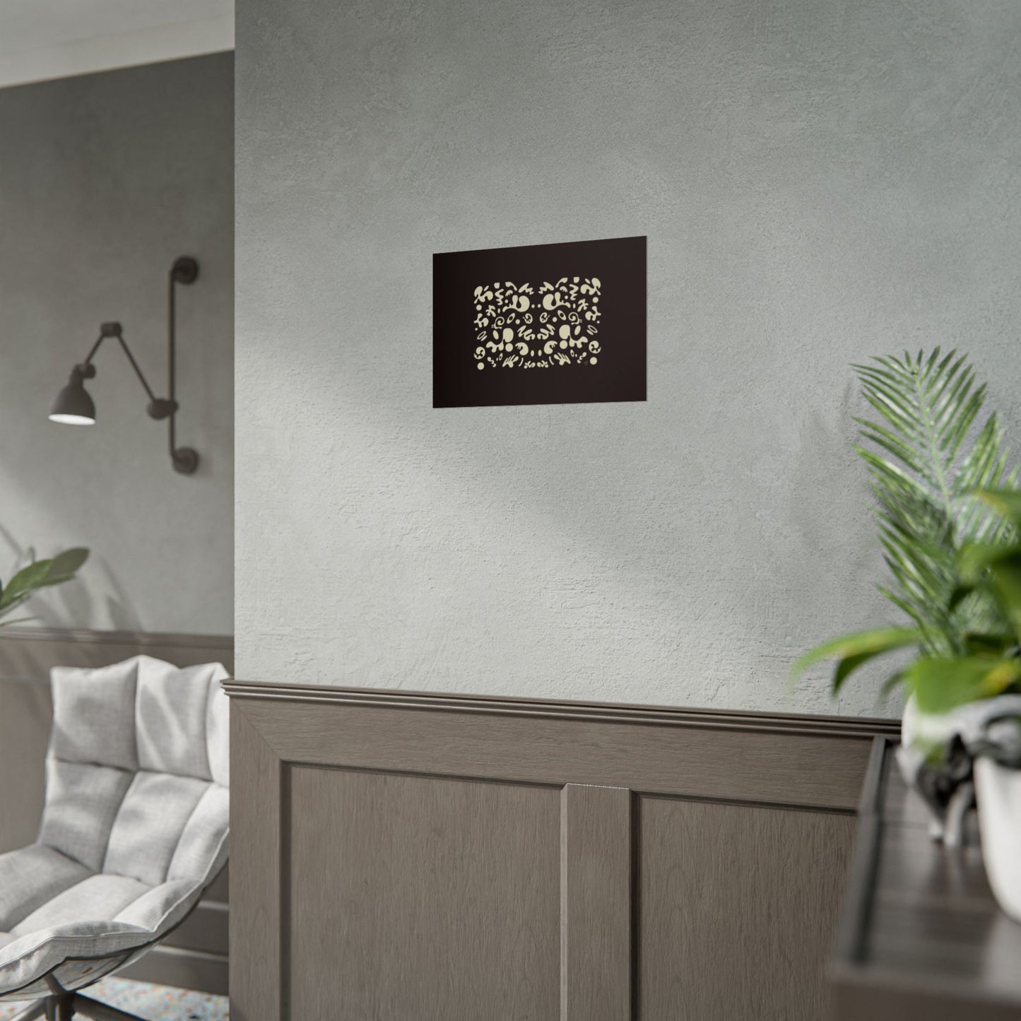 Mirror Work Rolled Poster (Landscape) - Smoke Signal