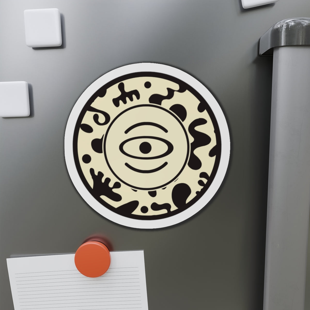 Adorn'd Color Logo Die Cut Magnet - Blank Page