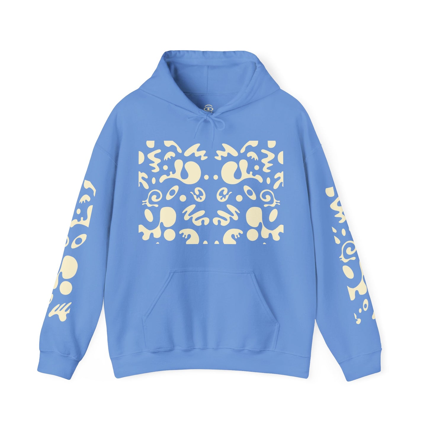 Mirror Work Unisex Heavy Blend™ Hooded Sweatshirt - Blank Page White Print