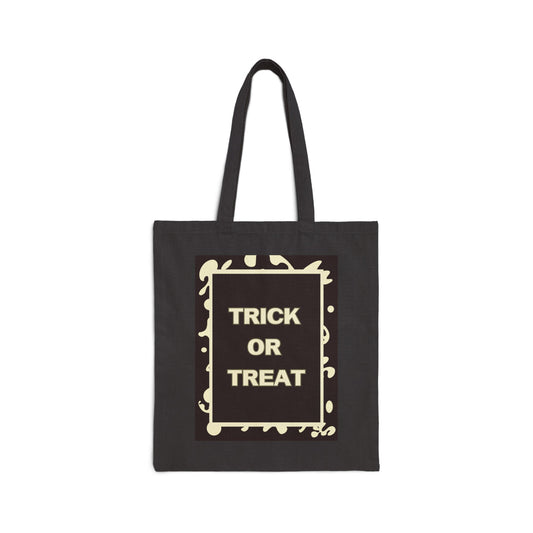 Trick or Treat Canvas Tote Bag