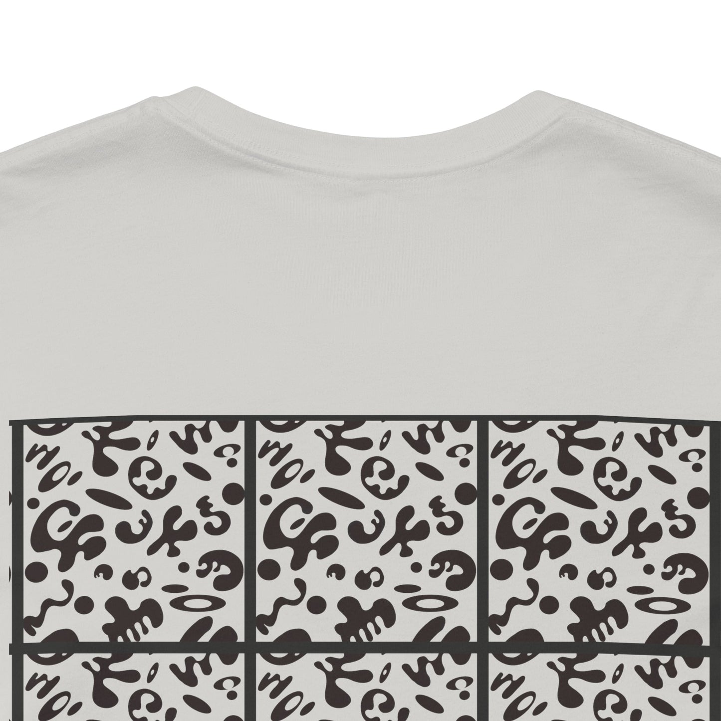Adorn'd Unisex Jersey Short Sleeve Tee - Smoke Signal Black Print