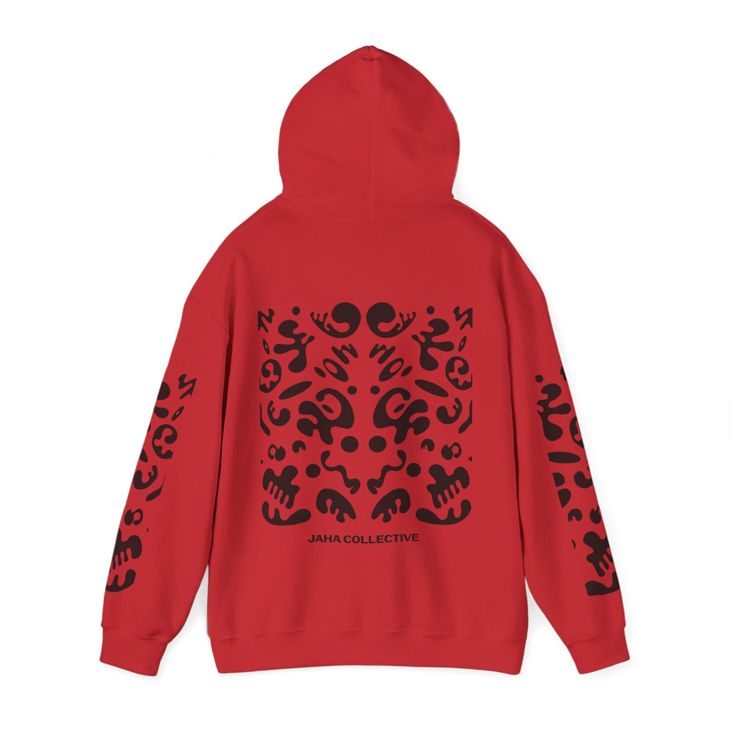Mirror Work Unisex Heavy Blend™ Hooded Sweatshirt - Smoke Signal Black Print