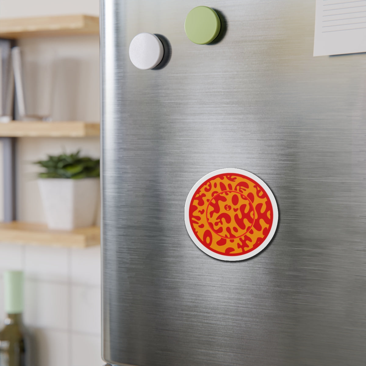 Adorn'd Color Die Cut Magnet - Heat Theory