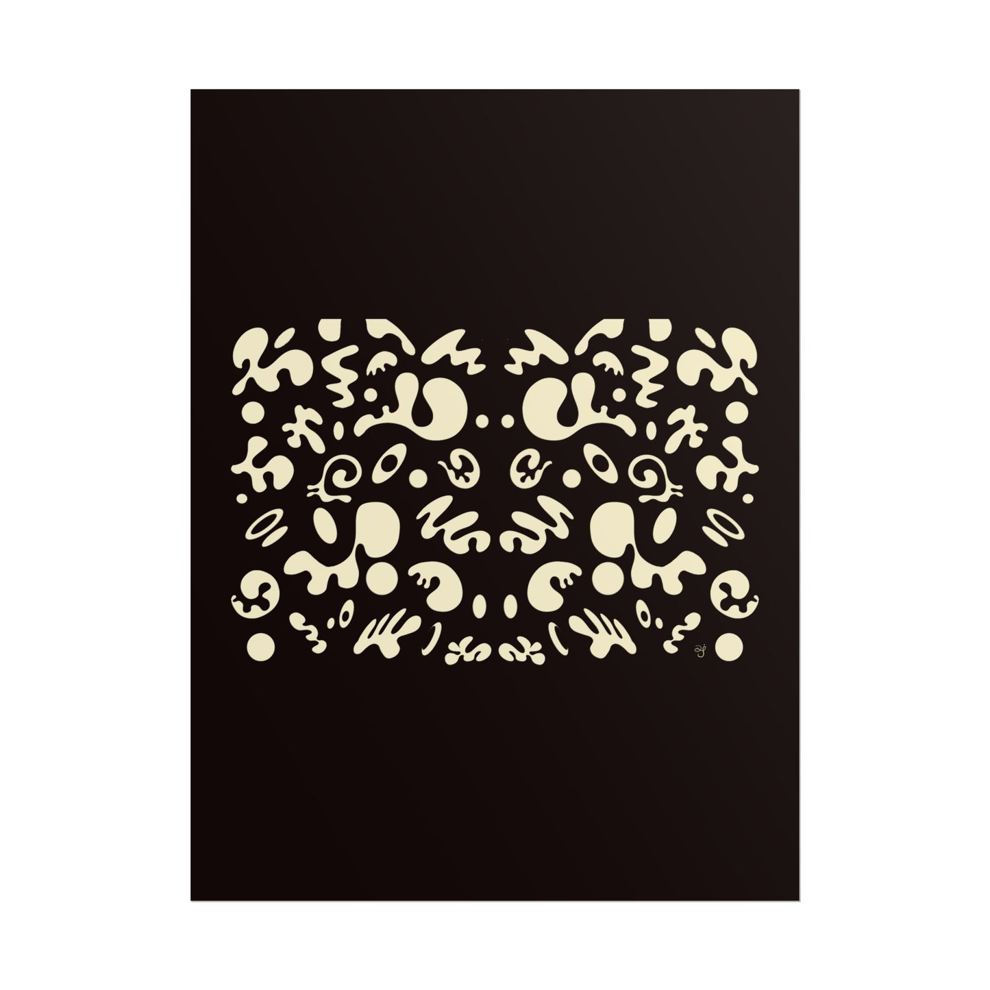 Mirror Work Rolled Poster (Portrait) - Smoke Signal