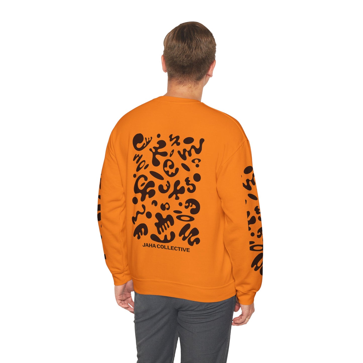 Pure Imagination Unisex Heavy Blend™ Crewneck Sweatshirt- Smoke Signal Black Print