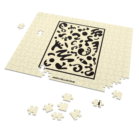 Deep Dream Jigsaw Puzzle w Tin Case - Blank Page