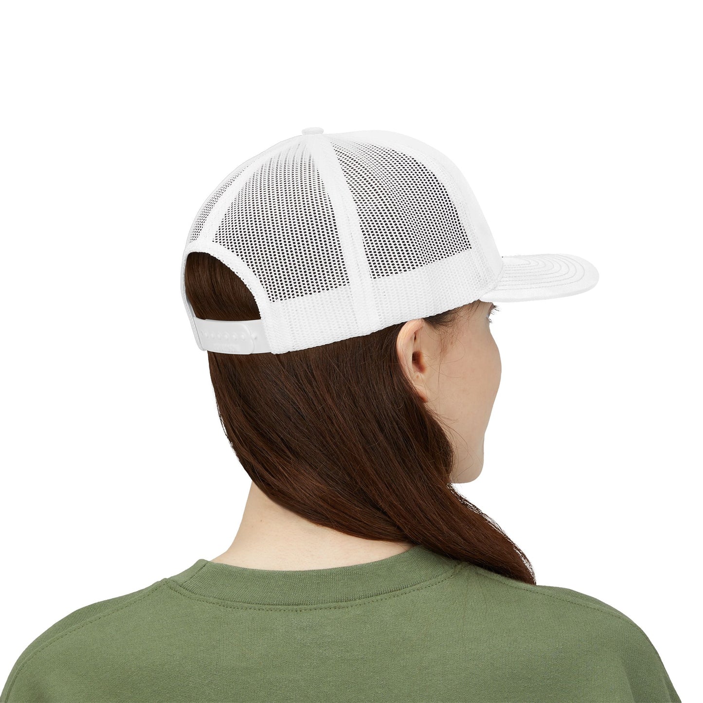 Adorn'd Logo Embroidered Retro Trucker Hat - Smoke Signal Black