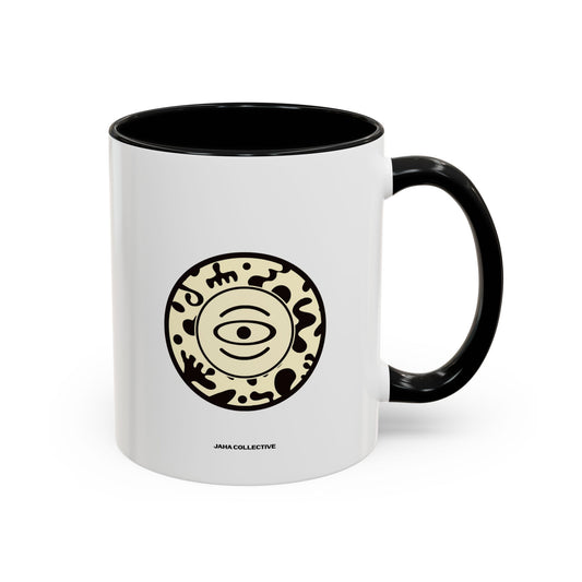 Adorn'd Color Logo Accent Coffee Mug (11, 15oz) - Blank Page
