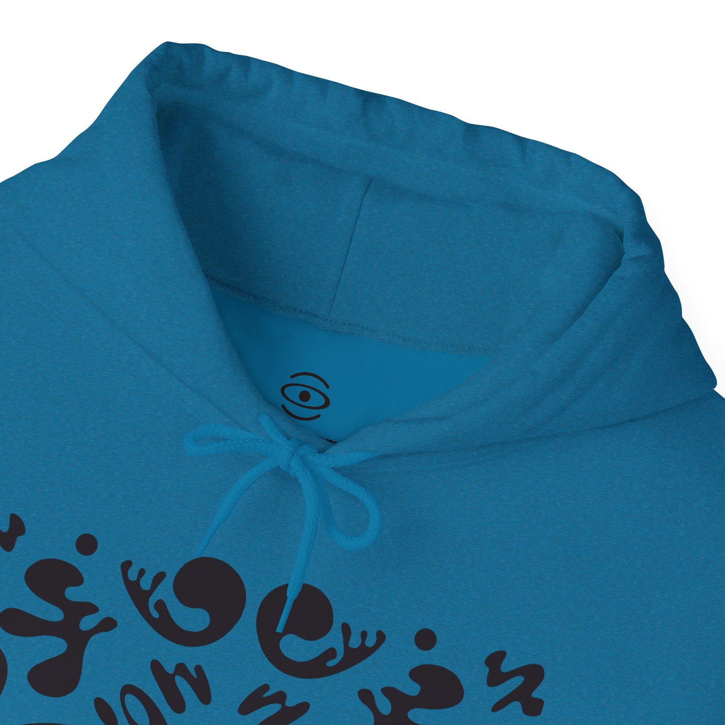 Mirror Work Unisex Heavy Blend™ Hooded Sweatshirt - Smoke Signal Black Print